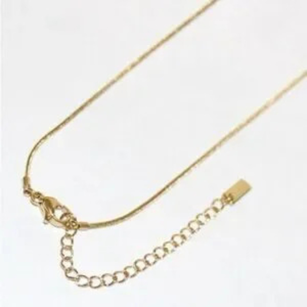 Gold Mini Half Moon Necklace (8016)